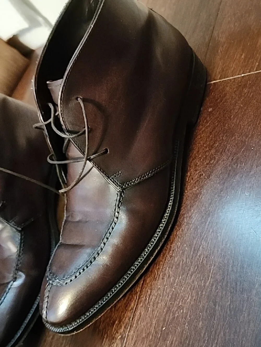 Allen Edmonds Rafael Chukka Boots Brown Leather Men's Size 10D 70264 Italy
